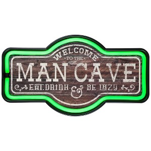 Northlight LED Welcome to the Man Cave Neon Lighted Wall Sign - 17" - 1 of 4