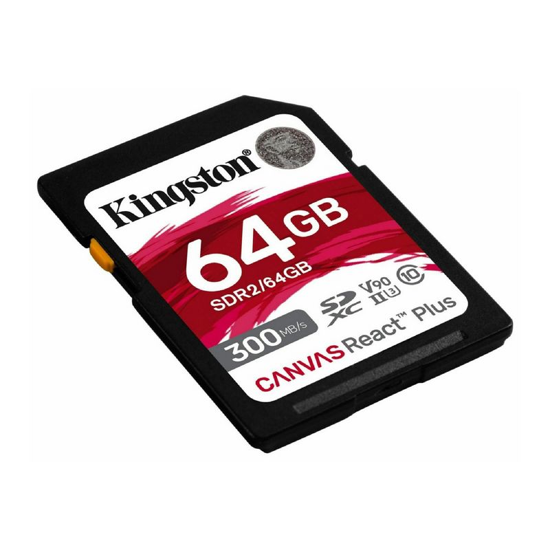 Kingston Canvas React Plus 64GB U3 V90 SD Card, 3 of 4