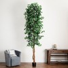 Nearly Natural 10-ft Artificial Ficus Tree - 4 of 4