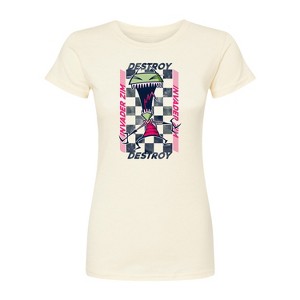 Women's - Invader Zim - Destroyer Fitted Graphic T-Shirt - 1 of 2