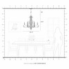Livex Lighting Valencia 6 - Light Chandelier in  Shiny Black - 4 of 4