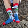 Dragon Riding a Shark Socks - Tween Sizes, Small from the Sock Panda - 2 of 4