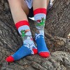 Dragon Riding a Shark Socks - Tween Sizes, Small from the Sock Panda - image 2 of 4