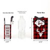 Big Dot of Happiness Prancing Plaid - Christmas and Holiday Buffalo Plaid Party Favor Boxes Gift Bags - 12 Count - 3 of 4