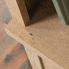 Sauder 70.866" Aspen Post Library Bookcase Prime Oak: Laminated Adjustable Shelves, MDF Frame, Metal Hardware - 3 of 4