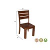 Taran Designs,Adrien Solid Wood Dining Chairs (Set of 2) - 4 of 4