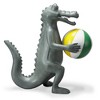 SPI Home Beach Play Gator Garden Sculpture – 19.5" Tall Cast Aluminum Coastal Outdoor Statue - 3 of 4