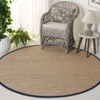 Natural Fiber Twill Plain Seagrass NF111 Indoor Rugs - Safavieh - 2 of 4