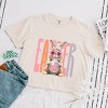 Easter Bunny Disco Ball - Women's Boxy Crop Top Graphic T-Shirt - 2 of 4