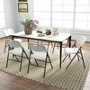 Real Relax Large Back Folding Chair,Heavy Duty Plastic Folding Chair for Indoor Outdoor Events, Wedding, Party, Restaurant, Meeting - 4 of 4