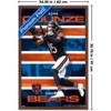 Trends International NFL Chicago Bears - Rome Odunze 25 Framed Wall Poster Prints - 3 of 4