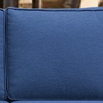 blue cushion/gray wicker