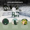 WestinTrends Outdoor Patio Shell-back Adirondack Dining Chair Weather Resistant - 3 of 4