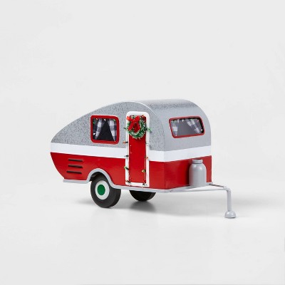 Large Metal Camper Decorative Figurine Red - Wondershop™