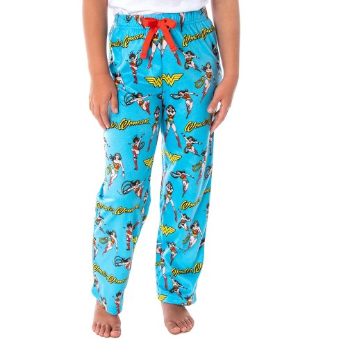 Dc Comics Girls' Wonder Woman Vintage Allover Pattern Pajama Pants Vintage Wonder  Woman : Target