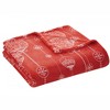 Kate Aurora Holiday Living Cinnamon Spice Colored Christmas Ornaments Plush Accent Throw Blanket - 50 in. W x 60 in. L - 2 of 3