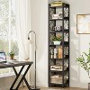 Hommoo 78.7 Inch Tall Narrow Corner Bookshelf - 3 of 4