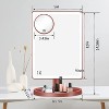 FUNTOUCH Large Lighted Vanity Makeup Mirror with 88 LED Lights 360 °Rotation Touch Screen 10X Magnification Tabletop Mirror - 4 of 4