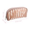 Unique Bargains Large Capacity PVC Clear Zipper Makeup Bag Organizers 3 Pcs - 2 of 4