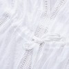 Cupshe Women's Cover Up Tassel Trim Belted Side Split Midi Length  Beachwear, S 