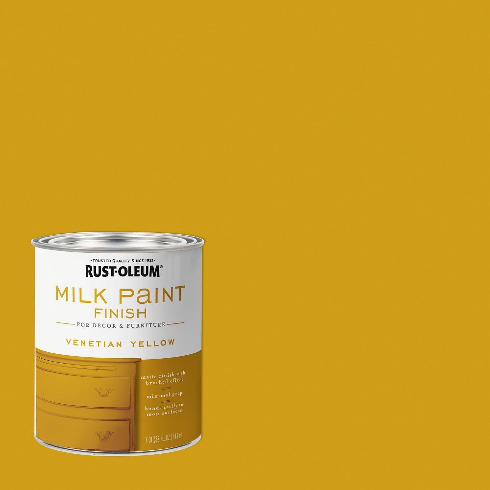 Photos - Paint / Enamel Rust-Oleum 2pk Milk Paint Venetian Yellow 