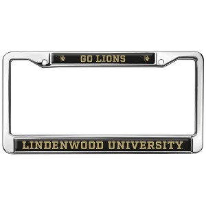 Lindenwood University Lions Full Size Standard License Plate Metal Frame - 1 of 4