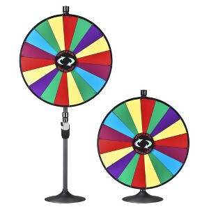 WinSpin 24"/36" Dual Use Prize Wheel Tabletop or Floor Stand Spinning Wheel Carnival Game Tradeshow - 1 of 4