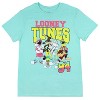 Looney Tunes Men's Characters In 90s Streetwear Graphic Design T-Shirt Adult - 2 of 3