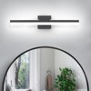 LLHZSY Modern Dimmable Matte Black LED Vanity Light Bathroom Wall Light Fixture-23 3/5" - 4 of 4