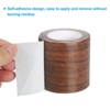Unique Bargains Floor Door Table Desk Self-Adhesive Textured Masking Wood Grain Repair Tapes 2.2" x 15' 3 Pcs - 3 of 4