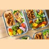 Lexi Home 3-Compartment 51 oz. Glass Meal Prep Container - Set of 4 - image 4 of 4