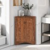 NicBex Bathroom Storage Cabinet,31.5 inch High Floor Coner Cabinet with Adjustable Shelves for Bathroom - 2 of 4