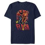 Men's The Flash Distressed Superheroes Team T-Shirt