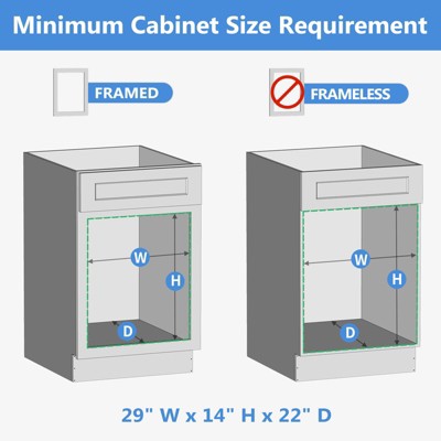 HomLux 2 Tier Individual Pull Out Cabinet Organizer 28?inW x 21?inD Slide Out Wood Shelves Storage for Kitchen Cabinet — фото 4
