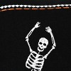 13"x18" Dance Skeleton Halloween Lumbar Throw Pillow Black - Lush Décor: Embroidered Cotton, Indoor Use - image 2 of 3