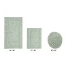 Lux Premium 100% Cotton  Ultra-Soft Tufted Solid Reversible 3 Piece Bath Rug Set, Water-Absorbent, Durable, Machine Washable Bathroom Rug - 2 of 4