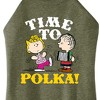 Women's - Peanuts - Time To Polka Graphic High Neck Tank - 2 of 4