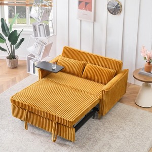 NicBex Pull-out and Push-in Sofa Couch for Living Room Adjustable Sofa Bed Convertible Lounge Guest Bed with a Movable Tabletop and USB Ports - 1 of 4
