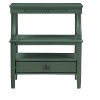PAGED Wooden Nightstand with Drawer and Open Shelf, Modern End Table Bedside Storage Cabinet for Bedroom, Living Room - 3 of 4