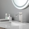 OUTSUPPLY Waterfall Spout Bathroom Faucet,Single Handle Bathroom Vanity Sink Faucet - 3 of 4