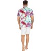 HAPPY BAY Mens Hawaiian Shirts Short Sleeve Button Down Shirt Men's Aloha Shirts Casual Vacation Summer Party Caribbean Shirts Funny - 2 of 4