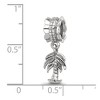 Black Bow Jewelry Sterling Silver Palm Tree Dangle Bead Charm - 4 of 4