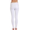 Just Love Denim Wash Ripped Jeggings for Women (White, Large) - 3 of 3