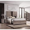 Sapphtopaz Night Stand with Drawers and Handles Wood Nightstand Entryway Table for Bedroom, Living Room - 3 of 4