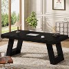 Tribesigns 63" Wood Executive Desk, Home Office Computer Desk with Double Pedestal, Study Writing Table, Business Workstation for PC Laptop - 4 of 4