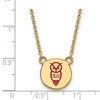 Black Bow Jewelry 14k Yellow Gold Plated Sterling Silver Chi Omega Greek Life Necklace 18 Inch - 3 of 4