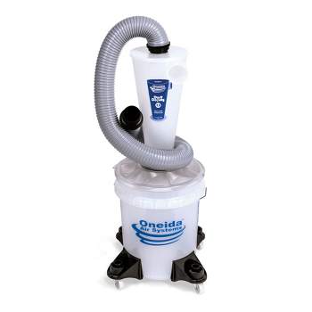 Oneida Air Systems Dust Deputy 2.5 Deluxe All Clear Cyclone Separator Kit Versatile, Sturdy and Portable Dust and Bulk Debris Collector