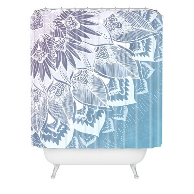 RosebudStudio Friendship Shower Curtain Light Blue - Deny Designs