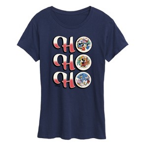 Women's - Disney - Ho Ho Ho Short Sleeve Graphic T-Shirt - 1 of 4