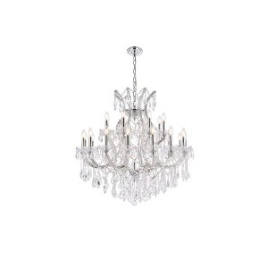 Elegant Lighting Maria Theresa 24 - Light Chandelier in  Chrome - 1 of 3
